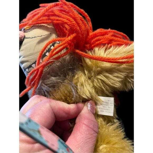 Wild Things Kids Orange Where the Wild Things Are Sipi 1980s Plush Toy - Picture 5 of 12